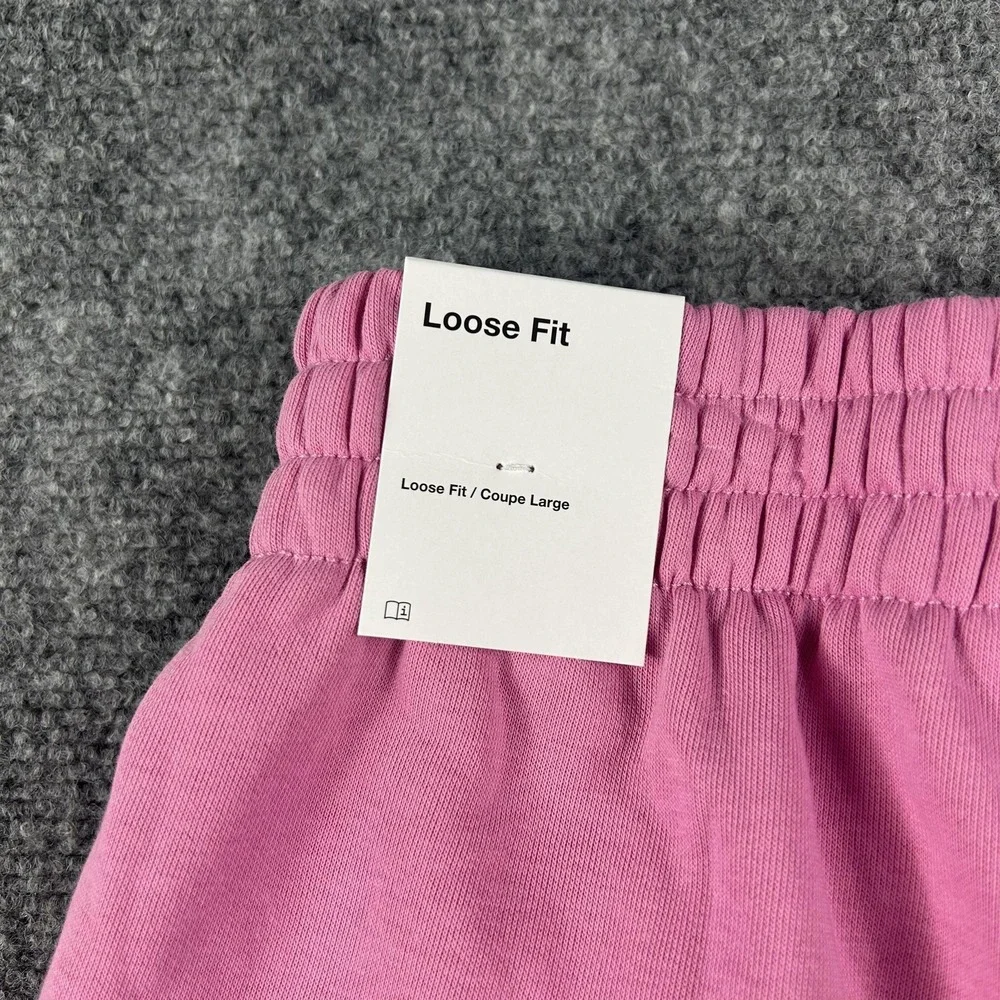Nike Fleece Sweatpants Kids Medium Pink Jogger Pants Loose Fit‎ FD2933-646